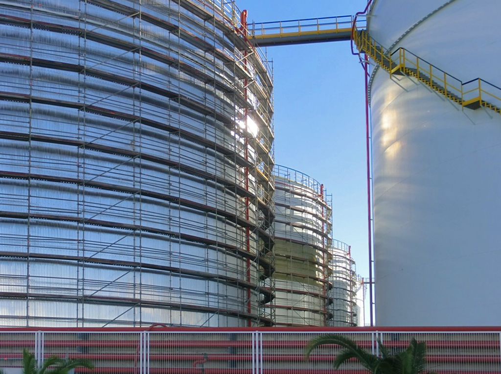 Andamios industriales